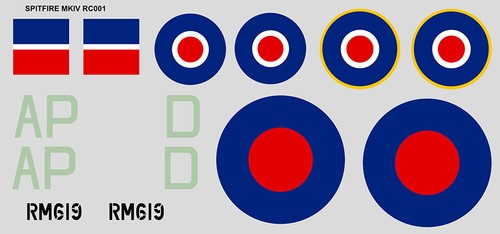 Set stickers raf supermarine - set,