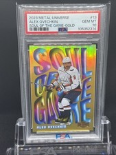 2023/24 Skybox Metal ALEX OVECHKIN SOUL OF THE GAME GOLD CAPITALS  /99 PSA 10 ?