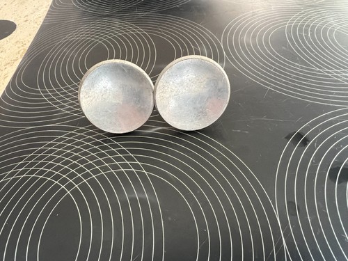 Paire boutons ancien métal - paire,