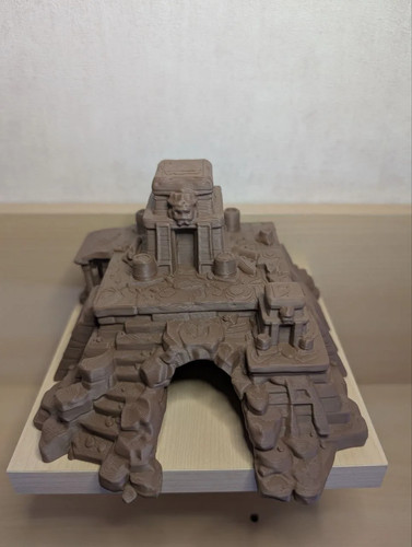 Ruine temple aztèque - ruine,