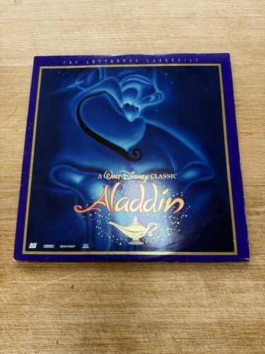 Disney aladdin laser disc - laser,
