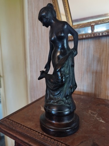 Statuette bronze femme - statuette,