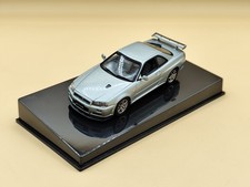 1/43 Nissan Skyline R34 GTR V-SPEC II Gris 1999 AutoArt ref: 57332