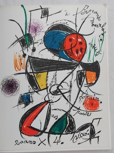Joan miro lithographie - miro,
