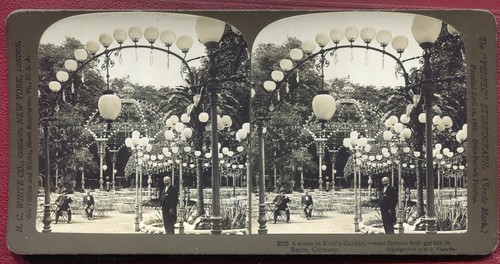 Photo stéréo jardin kroll - stéréo, .jardin
