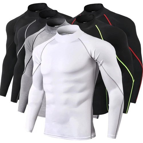 Men compression long sleeve - men,