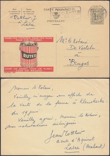 Belgium postal stationary - -,
