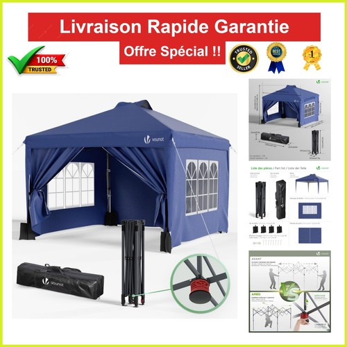 Tonnelle jardin vounot 3x3m - jardin,