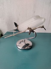 Lampe vintage Avion Dakota DC3 Métal , Verre...