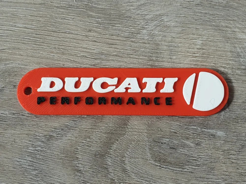 Porte clé moto ducati - clé,