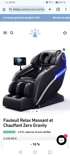 Fauteuil massant zéro - massant,