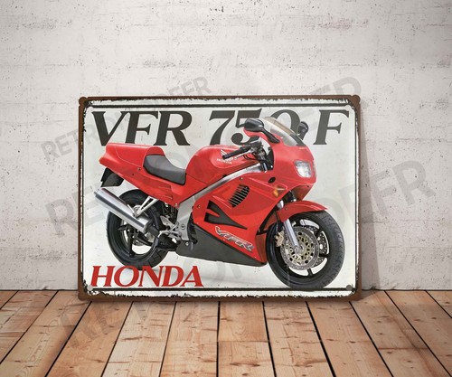 Plaque métal vintage - , honda