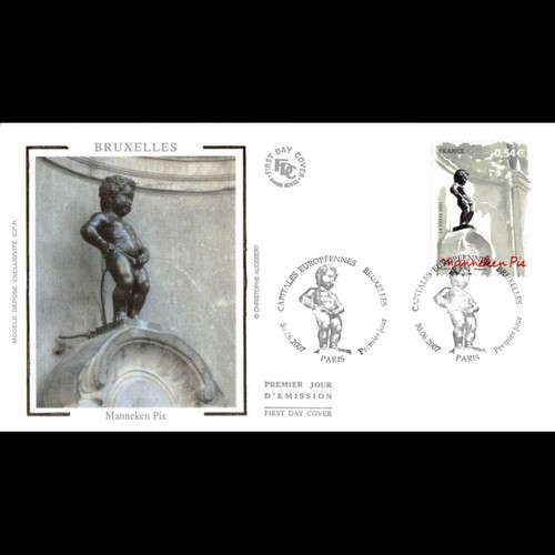 Fdc soie capitales - fdc,
