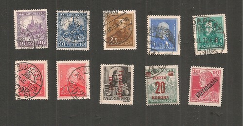 Hongrie lot timbres - lot,