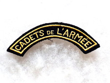 Un insigne tissu militaire "