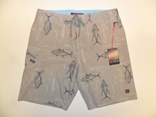 COVA Men's Boardshorts CAPTAIN HOOK - GRP - Size 32 - NWT 