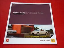 2011 Renault Megane Coupe Cabriolet "Floride" Special Model Brochure Brochure