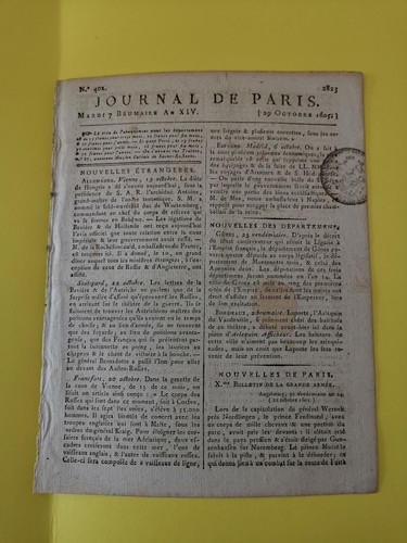 Vieux documents journal de - vieux,