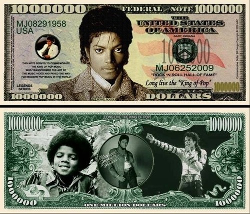 Michael jackson billet de - jackson,