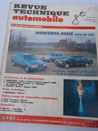 Revue technique automobile - revue,