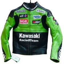 Veste en cuir de vachette moto