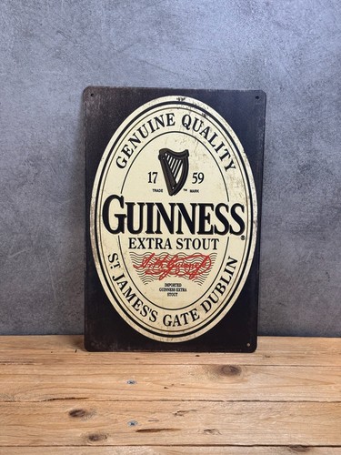 Plaque métal guinness 449 - plaque,