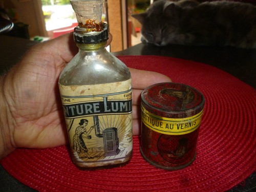 Bouteille argenture lumineux - bouteille, &