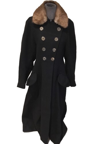 Magnifique manteau laine noir - magnifique,