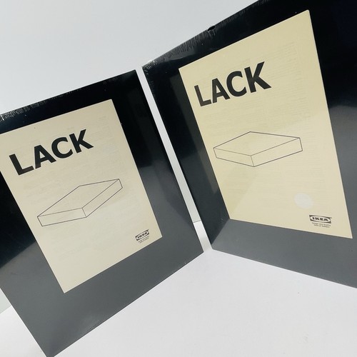 Ikea black lack floating wall - ikea,
