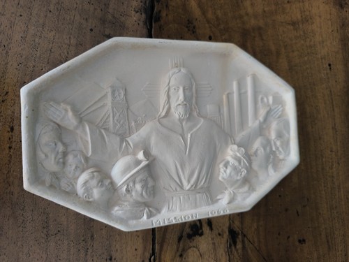 Ancienne plaque religieuse - ancienne,