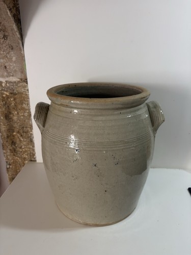 Grand pot vase grès gris - grand,