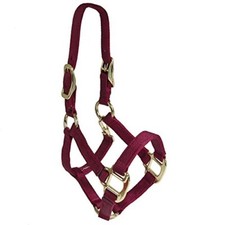 Dos Nu - Nylon Miniature avec Double Boucles Sur Couronne (Bordeaux - Poney )