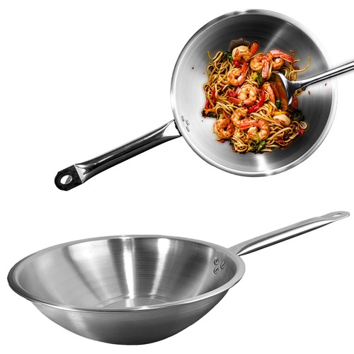 Poêle wok master ø30cm acier - Ø30cm,