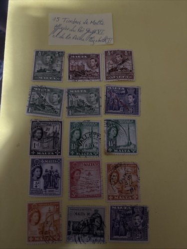 Timbres malte effigie du - de,