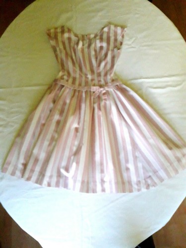 Ancienne robe corolle - corolle, coton