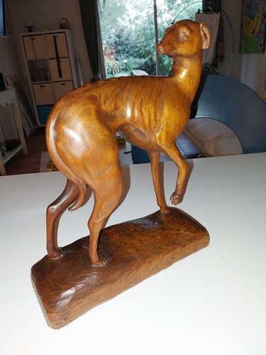Sculpture bois art deco - sculpture, en