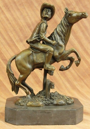 Signée fonte cowboy western - signée,