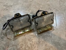 1970 Chevy Nova Clear Parking Lamp Assembly Lens Pair