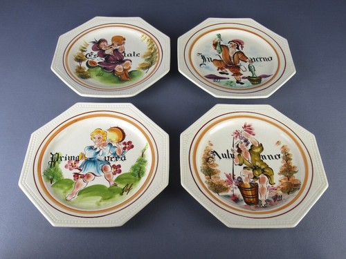 Série saisons assiettes - 4,