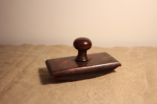 Ancien tampon buvard bois - ancien,