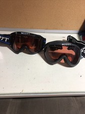 Two vintage scott motocross goggles GUC