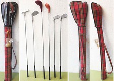 VINTAGE GOLF GOLF GOLF BAG CHILD TOY COMPLETE @SEE@