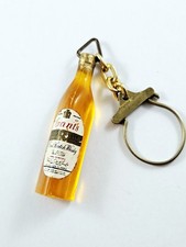 KEYCHAIN - Miniature - GRANT'S Bottle - Scotch Whisky - Vintage 1960s -