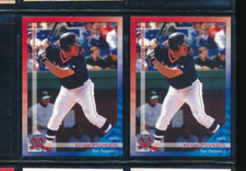 Lot (2) 2003 Grandstand Eastern League Top Prospects Kevin Youkilis (VO32)