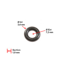 505712 Joint torique expresso MAGIMIX 3,4x1,9x7,2 mm