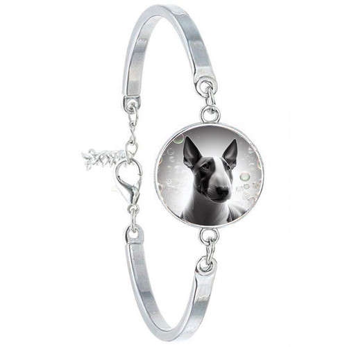 Bracelet cabochon acier - bracelet,