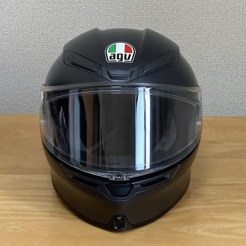 Agv matte black helmet - black,