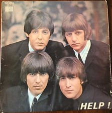 Les BEATLES  2 EXEMPLAIRES  vinyles 45 tours  Help I'm down....