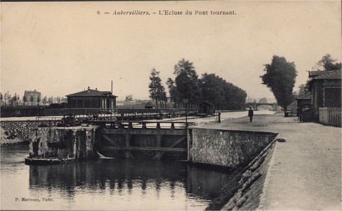 Old postcard aubervilliers - old, 93