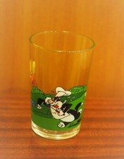 RARE VTG WATER CUP GLASS SILVESTRE THE CAT CARTOON SÉRIE 80'S VERRE WARNER BROS 